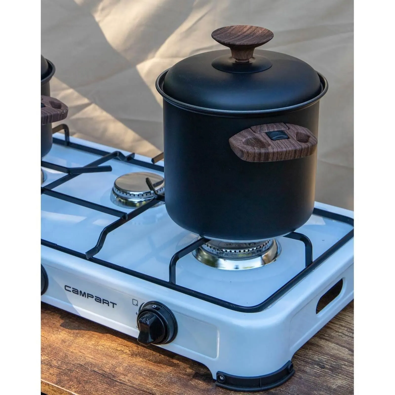 Bo-Camp Industrial Collection Cookware Set Hading Compact 2