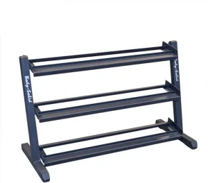 Body Solid (GDR48) 3-Tier Dumbbell Rack - Heavy-Duty 48inch Wide Weight Stand for 5-55 lb. Dumbbells Set, Home Gym Storage Solution