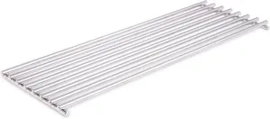 Broil King 11141 Stainless Rod Cooking Grid Baron Grills Chrome, Size: 17.4-in x 6.3-In / 1 cooking grid