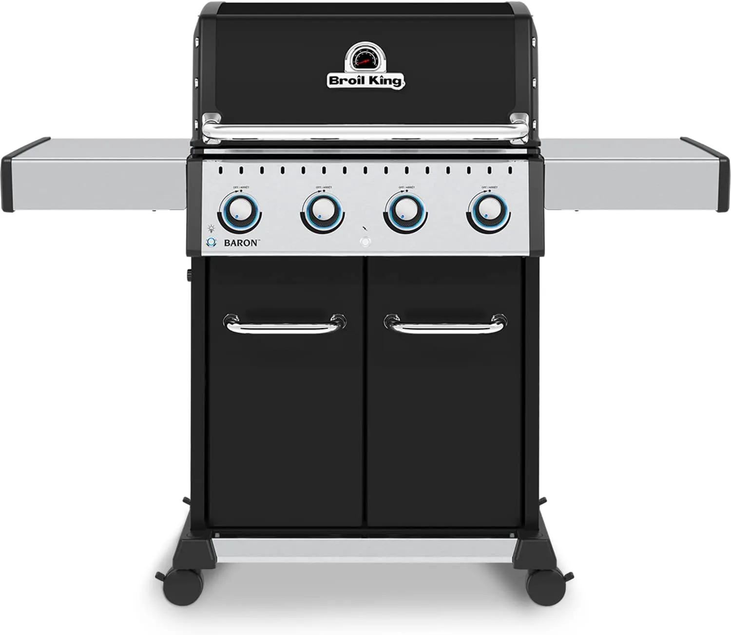 Broil King 875217 Baron 420 Pro, Natural Gas (NG), Stainless Steel, Black