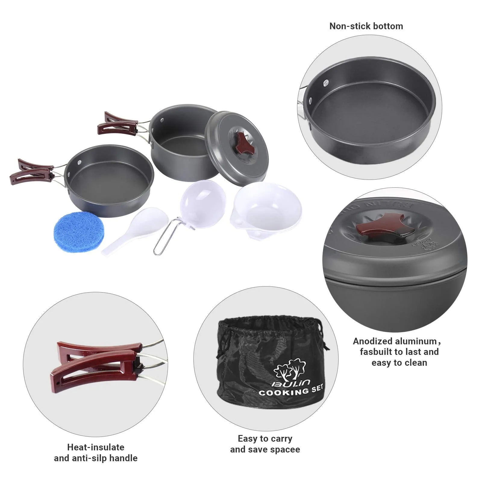 BULIN Camping Cookware Mastering the Outdoors with Premium Camping Cookware