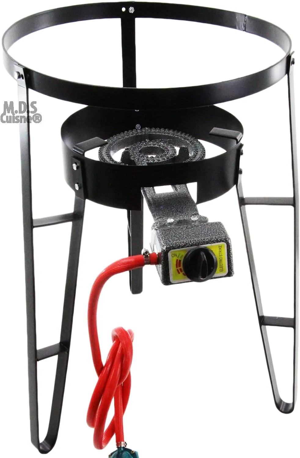 Burner Stand Hose Set Heavy Duty Metal Automatic Propane Gas New Portable