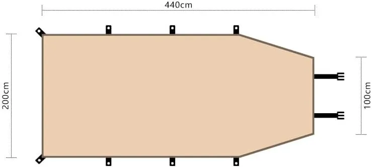 Camper Shade Awning Canopy with Complete Kits for Subaru Ascent/BRZ/Chiffon/Crosstrek/Forester/Impreza, Waterproof UV Protection, Easy Set Up, Ultra-Durable Camping Tent