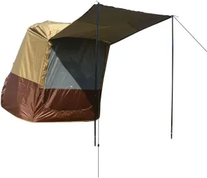 Camper Shade Awning Canopy with Complete Kits for Volvo XC40/XC60/XC70/XC90, Waterproof UV Protection, Easy Set Up, Ultra-Durable Camping Tent,1 Style 1-B Khaki