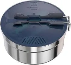 CAMPING COOK SET STAINLESS STEEL MH100 2 PERSON(1.6L)