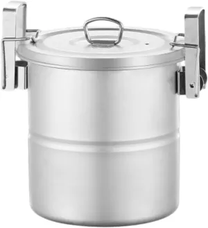Camping Cooking Pot Outdoor Pot Nonstick with Handle 304 Stainless Steel Campfire Cooking Equipment for Picnic BBQ Dinner