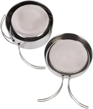Camping Cooking Pot Set 4-Piece Picnic Cookware Compact Outdoor Picnic Supplies Boys and Girls Supplies