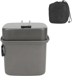 Camping Cookware - Outdoor Cooking Camping Pots Cookware Aluminum | Lightweight Multifunctional Camp Cooking Utensils Set for Hiking Cycling