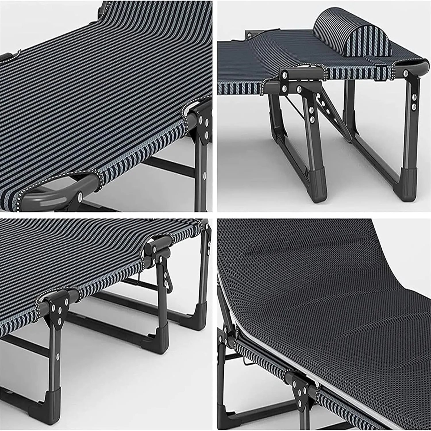 Camping Cot, Folding Cot for Sleeping, Camping Cot for Adults, Portable Folding Outdoor Bed, Supports 330 Lbs, Office Nap and Beach Vocation
