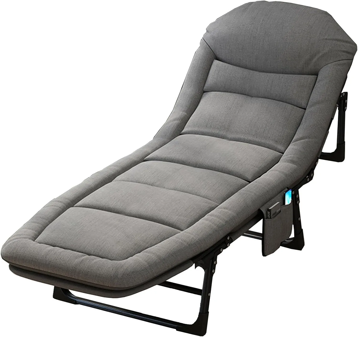 Camping Cot for Adults,Portable Camping Cot, Extra Wide with Thick Mattress, Folding Cot for Outdoor Camping/Office, with Thick Memory Foam Mattress for Adults Heavy Duty Sleeping Cot