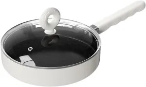 Camping Frying Pan Cookware Nonstick Cooker Lightweight Equipment with Lid Camping Fry Pan for Hiking Home Outdoor Activities
