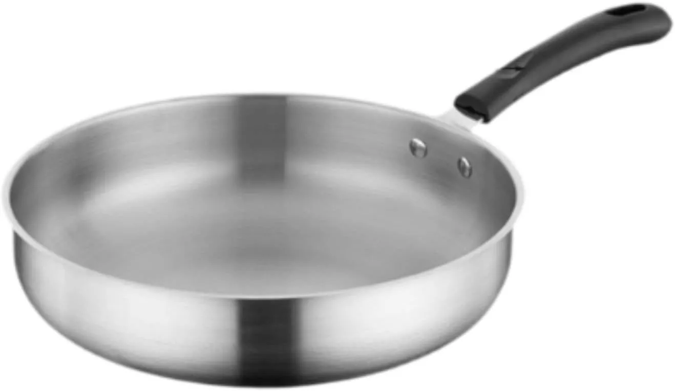 Camping Frying Pan Skillet Non Stick Cooker Cookware Portable Flat Griddle Deep Fry Pan for Backpacking Camping Indoor Picnic