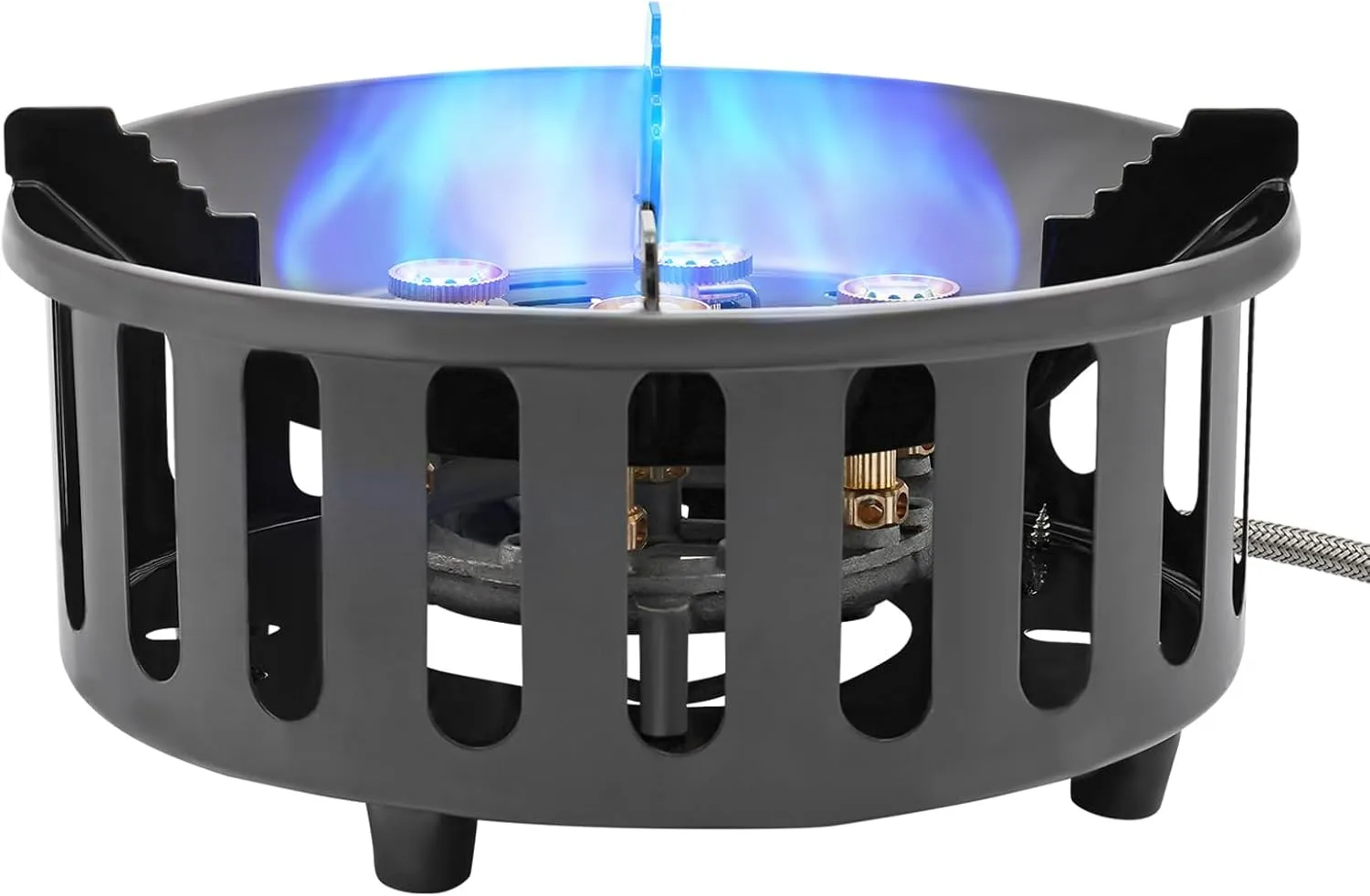 Camping Gas Cooking Burner, 21000W Portable Camping Stove, Free Standing Gas Stove Burner, for Outdoor Backpacking Picnic Hiking