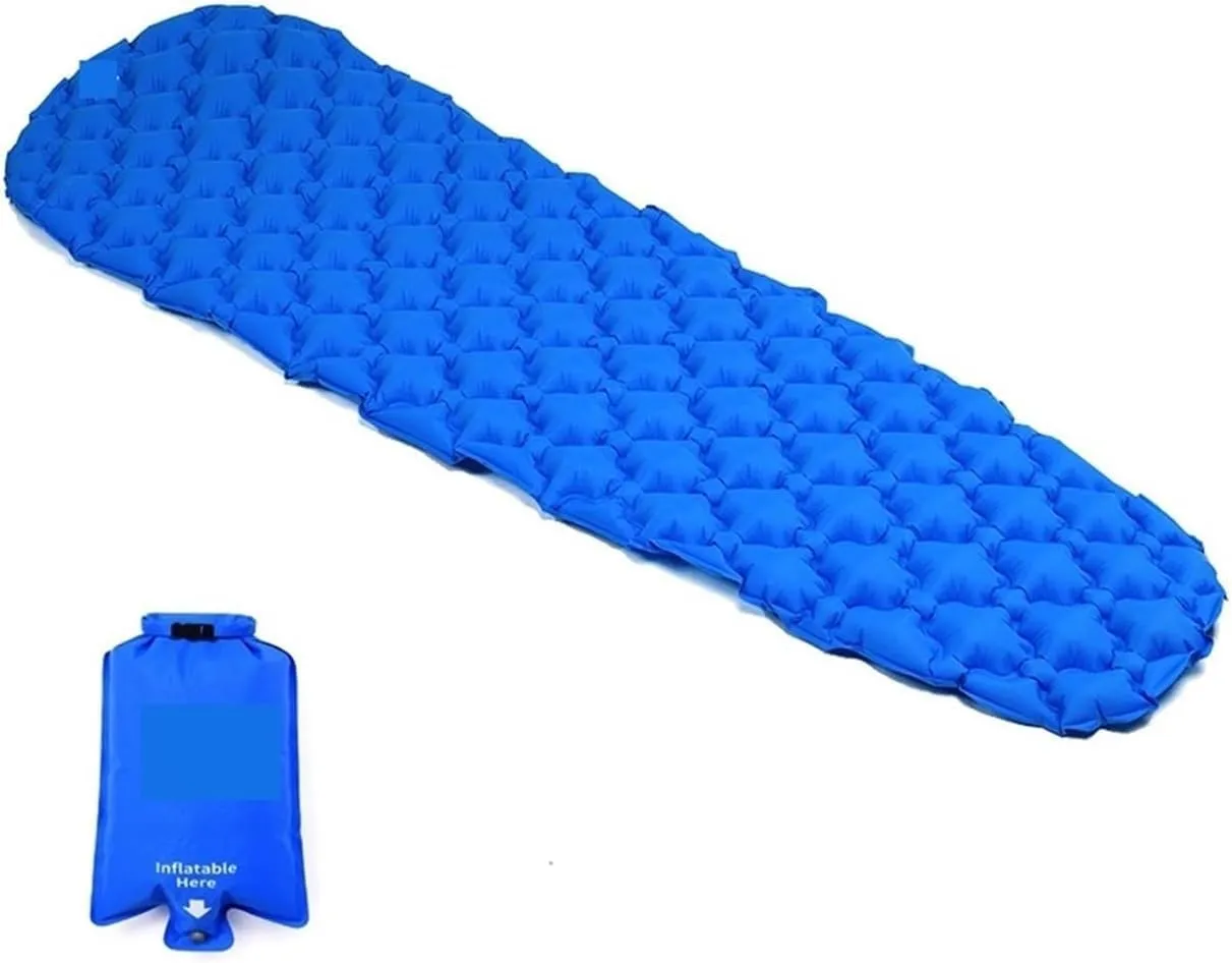 Camping Inflatable Mattress in Tent Folding Camp Bed Sleeping Pad Picnic Blanket Travel Air Mat