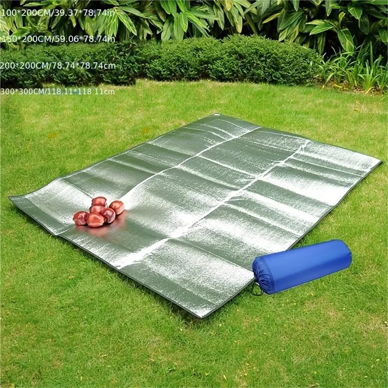 Camping Mat Camping Mat Foam Foil Blanket Aluminum Insulation Foam Foil Mat Sleeping Pad Thermal Outdoor Tent Footprint Reflecting Heat