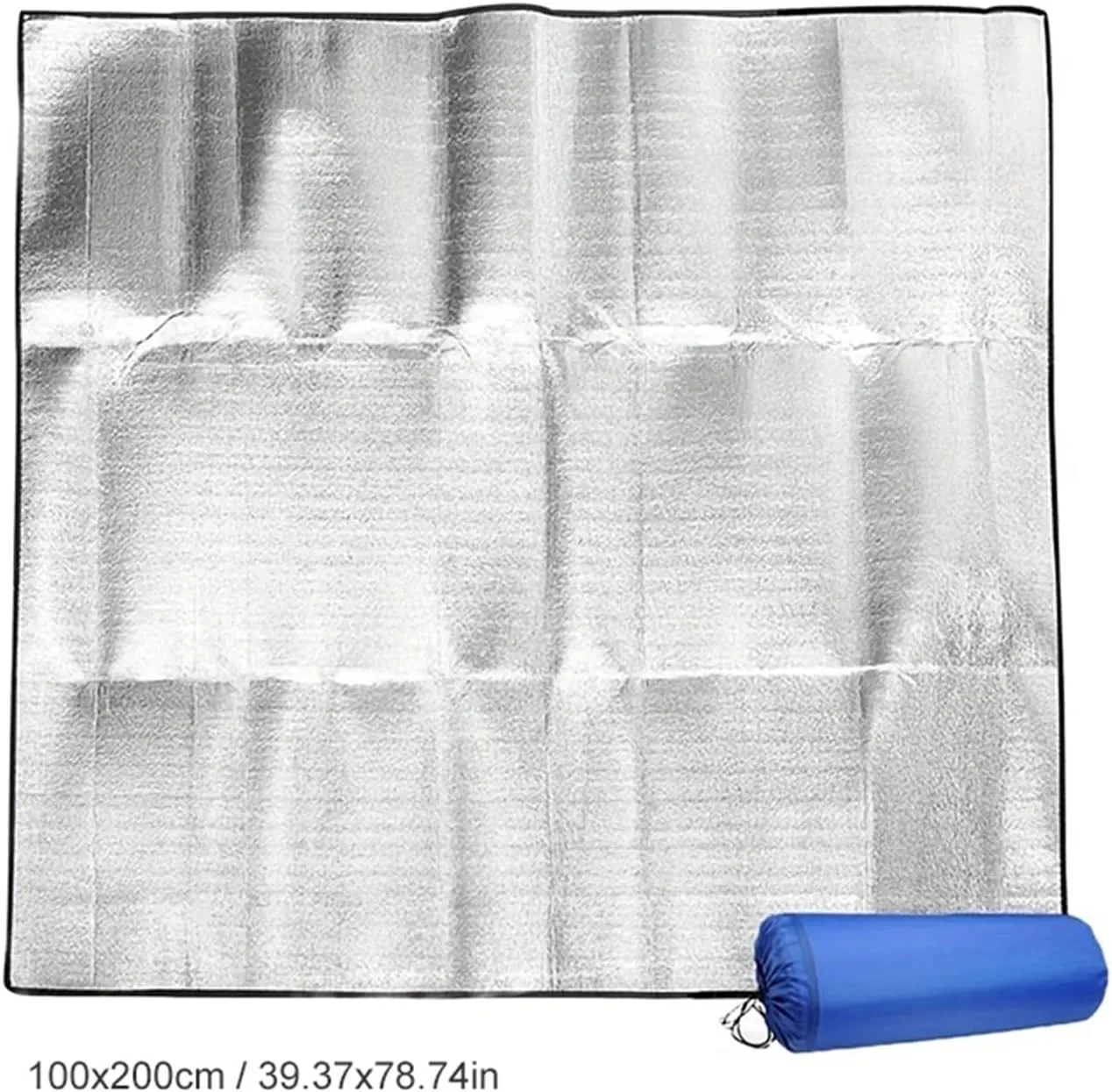 Camping Mat Camping Mat Foam Foil Blanket Aluminum Insulation Foam Foil Mat Sleeping Pad Thermal Outdoor Tent Footprint Reflecting Heat