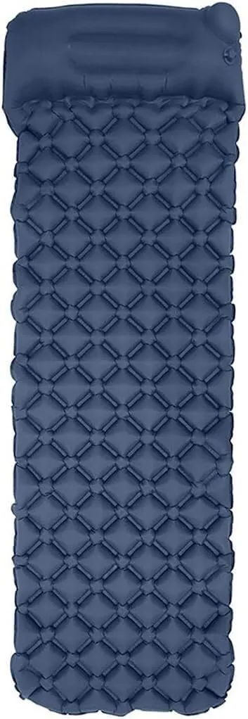 Camping Mat Inflatable Mattress with Pillows Outdoor Sleeping Pad Portable Air Cushion Hike Trekking