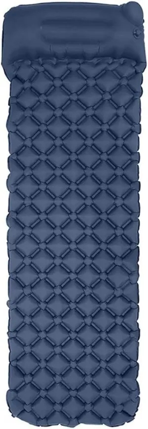 Camping Mat Inflatable Mattress with Pillows Outdoor Sleeping Pad Portable Air Cushion Hike Trekking