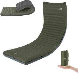 Camping Sleeping Pad, Extra Thickness 4.7 Inch Inflatable Sleeping Mat Lightweight Waterproof Camping with Built-in Pump Air Mattress for Backpacking, Hiking, Tent, Traveling