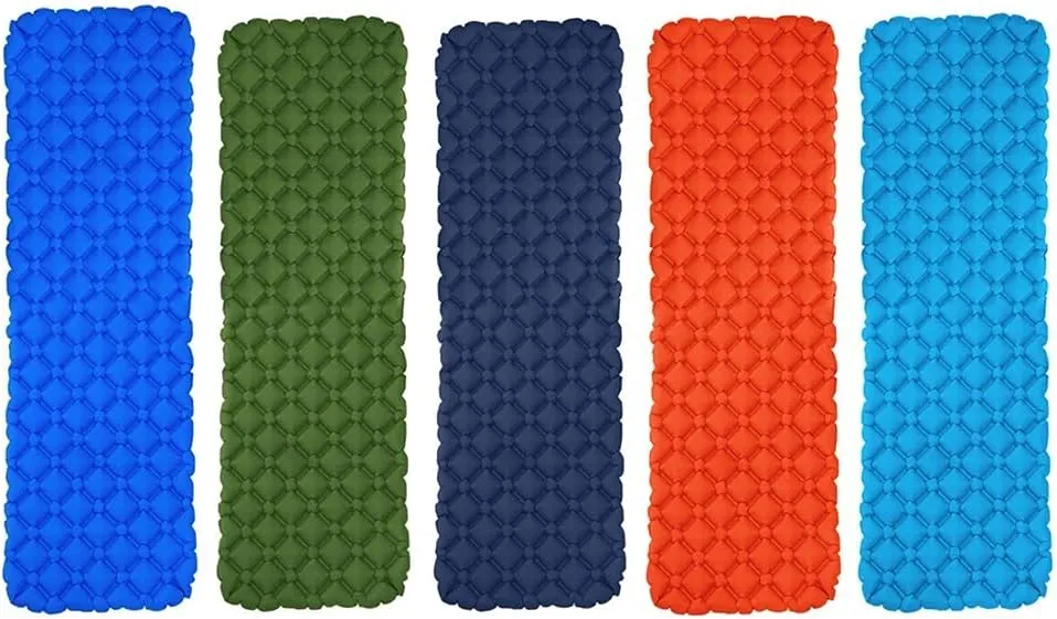 Camping Sleeping Pad Inflatable Air Mattresses Outdoor Mat Furniture Bed Ultralight Cushion Pillow Hiking Beautiful Scenery