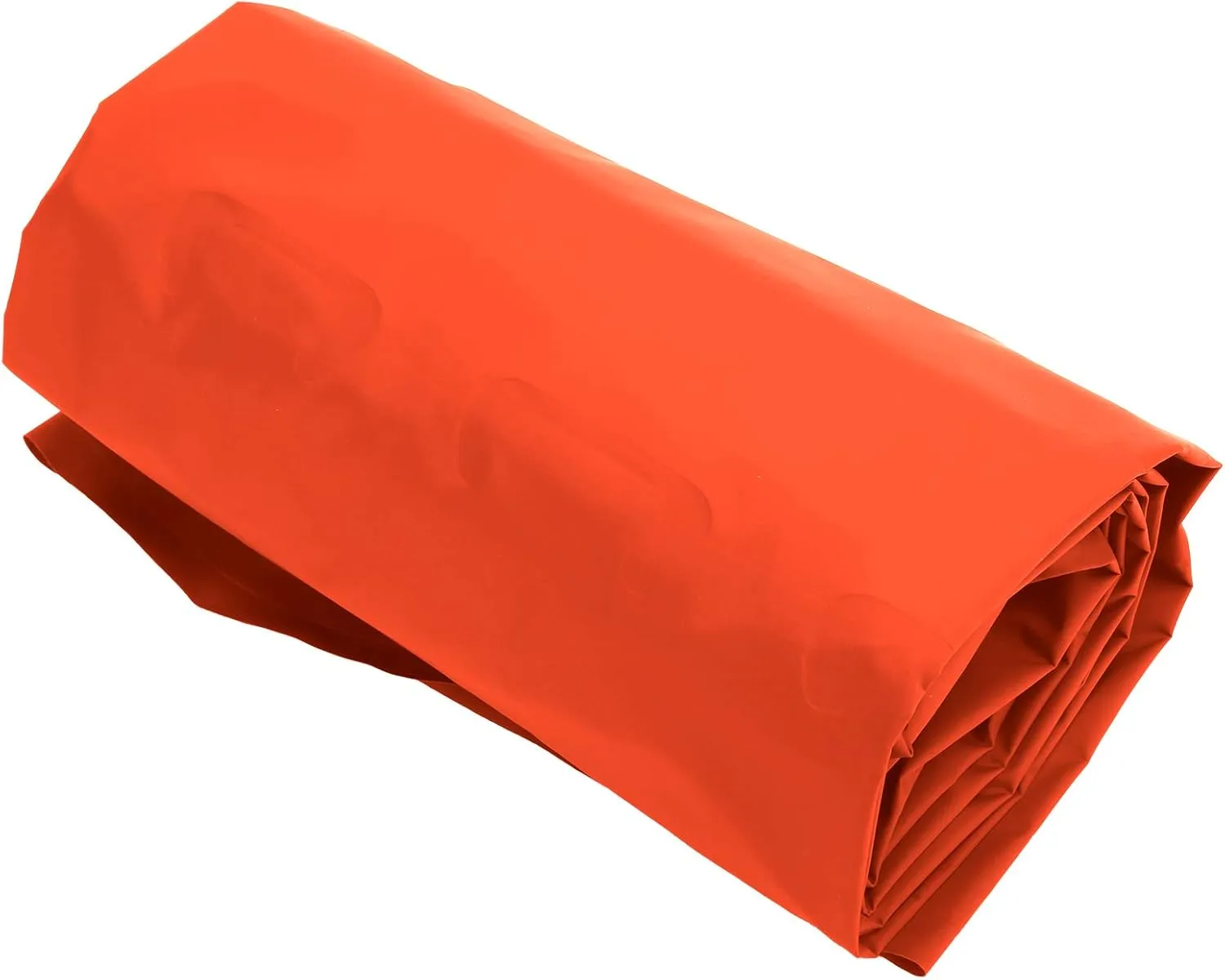 Camping Sleeping Pad Mat, Inflatable Cushion Mattress with 2 Way Valve, Sturdy 40D Nylon Fabric, TPU Laminate, for Tent Hiking Travel, Lightweight Compact (Orange)