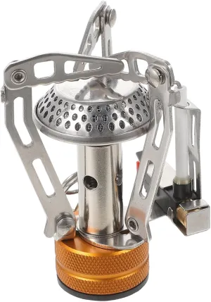 Camping Stove Burner Windproof Gas Stove for Outdoor Cooking Mini Portable Picnic Burner