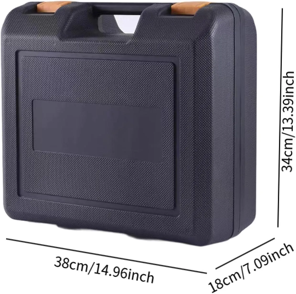 Camping Stove Carry Case with Handle Portable Cookware Organizer Storage Case for Cassette Stove Outdoor Cooking Backpacking, Black