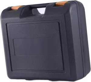 Camping Stove Carry Case with Handle Portable Cookware Organizer Storage Case for Cassette Stove Outdoor Cooking Backpacking, Black