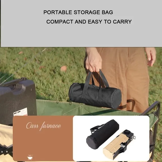 Camping Stove, Portable Foldable Cassette Gas Stove, Gas Burner