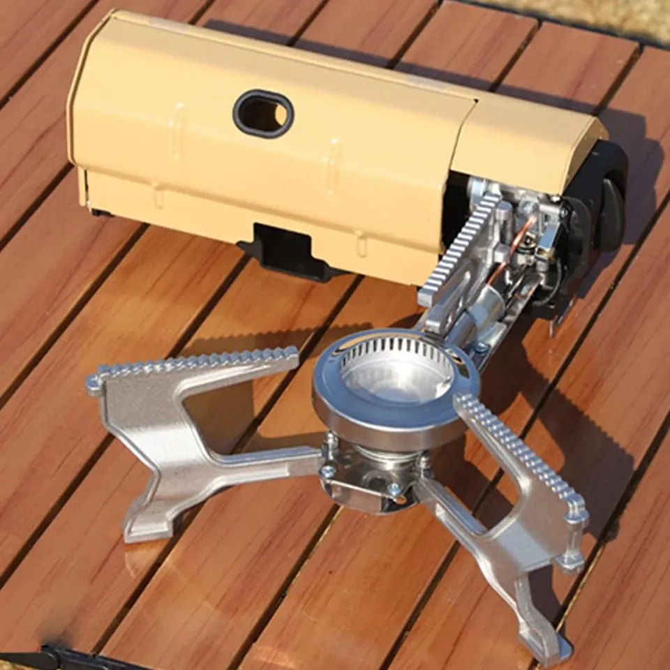 Camping Stove, Portable Foldable Cassette Gas Stove, Gas Burner