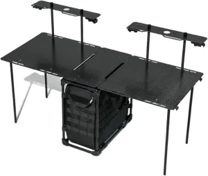 Camping Table, Portable Indoor Or Outdoor Foldable Tables, Easy to Carry, Perfect for Outdoor, Picnic, Cooking, Beach, Hiking, Fishing,B