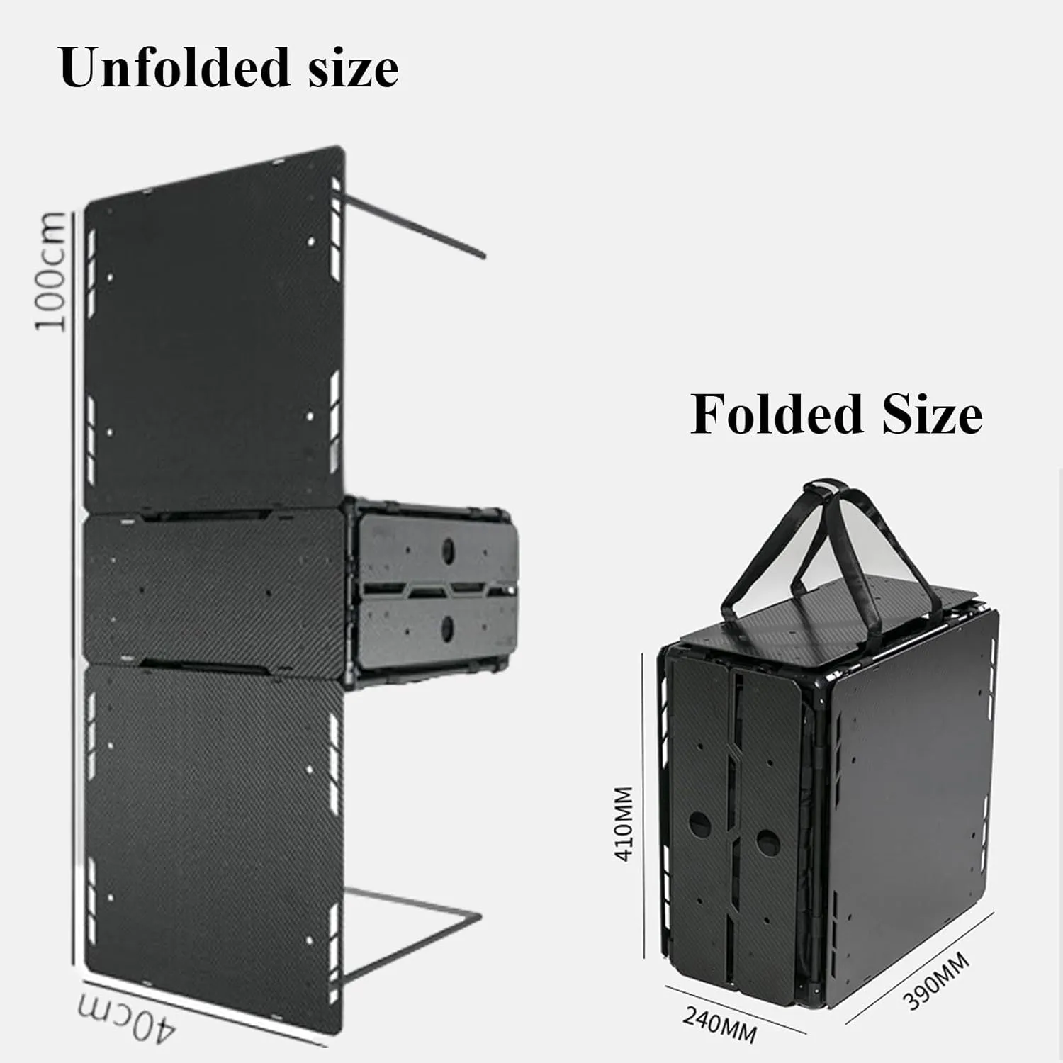 Camping Table, Portable Indoor Or Outdoor Foldable Tables, Easy to Carry, Perfect for Outdoor, Picnic, Cooking, Beach, Hiking, Fishing,B