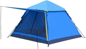 Camping Tent 2-4 People, Waterproof and Windproof Family Tents, Portable Camping Tent with Carry Bag, Suitable for Camping, Outdoor & Travel