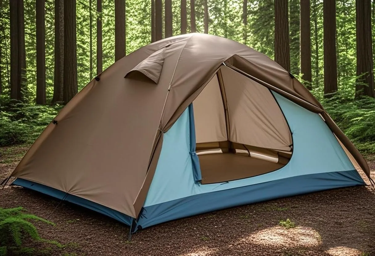 Camping Tent 2/3/4 Person 7.2' x 5.3' x 43 in(H) Waterproof Lightweight Tent Double Layer Dome Tent for Camping Hiking Large Size Easy Setup Tent,Backpacking Tent