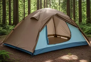 Camping Tent 2/3/4 Person 7.2' x 5.3' x 43 in(H) Waterproof Lightweight Tent Double Layer Dome Tent for Camping Hiking Large Size Easy Setup Tent,Backpacking Tent