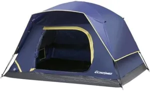 Camping Tent 2/3/4 Person, Waterproof Windproof Double Layer with Rainfly Easy Setup for Backpacking Hiking Mountaineering Outdoor