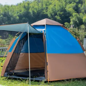 Camping Tent 5-8 Person, Waterproof & Windproof Tents with Rain Fly and Carrying Bag, Easy Setup Instant Family Travel Tent, for Backpacking, Hiking, Camping