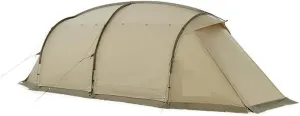 Camping Tent Aries Camping Tunnel Tent Outdoor Glamping Anti-Ultraviolet Tent Windproof Rainproof 2-Room Large Luxury Camping Tent