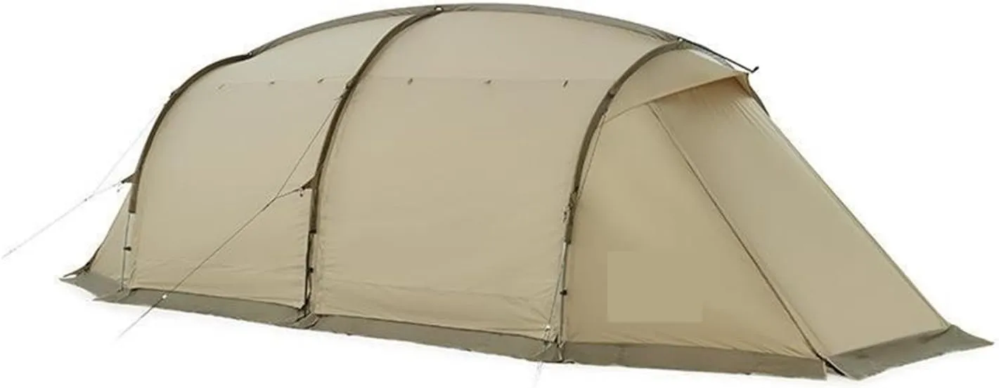 Camping Tent Aries Camping Tunnel Tent Outdoor Glamping Anti-Ultraviolet Tent Windproof Rainproof 2-Room Large Luxury Camping Tent