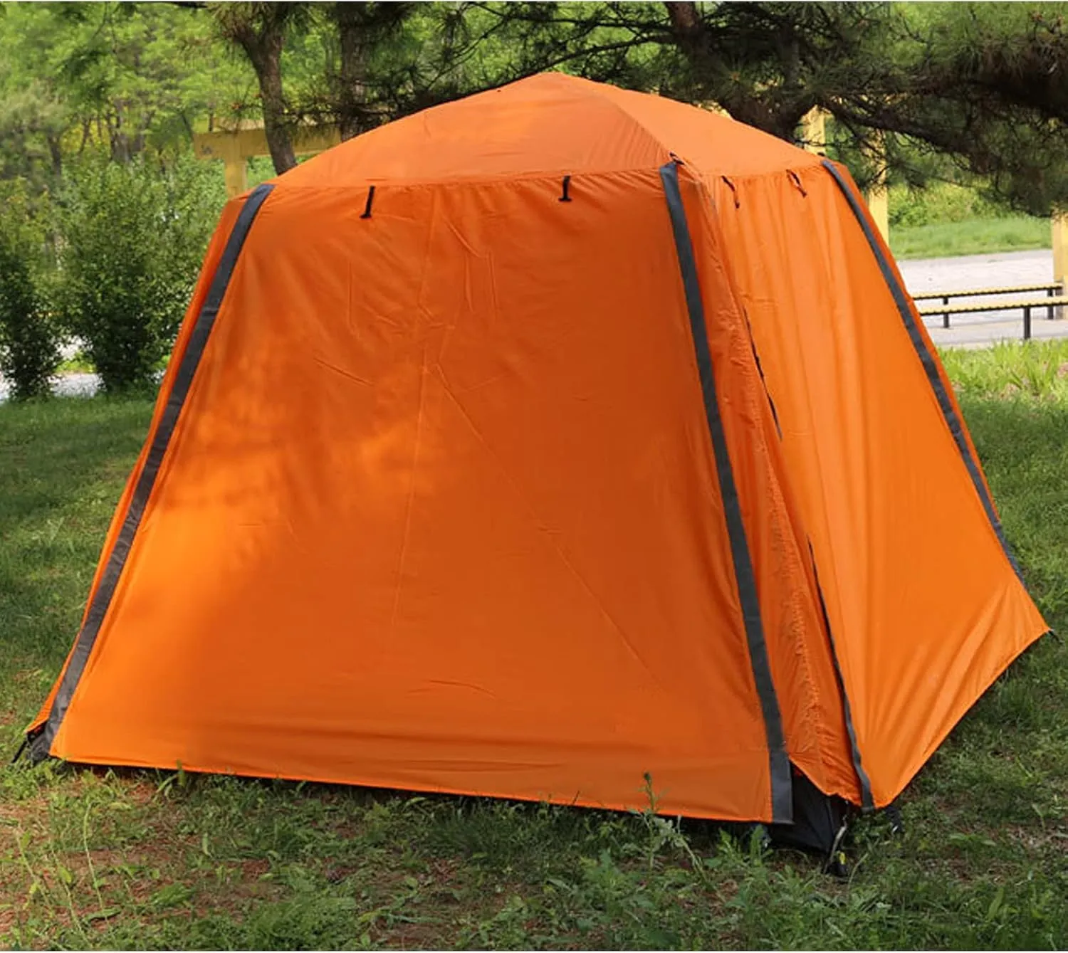 Camping Tent Backpacking Tent Double Layer Outdoor Tent Waterproof Wind Proof Anti-UV for Camping Hiking Travel Climbing - Easy Set Up (3-4 People),