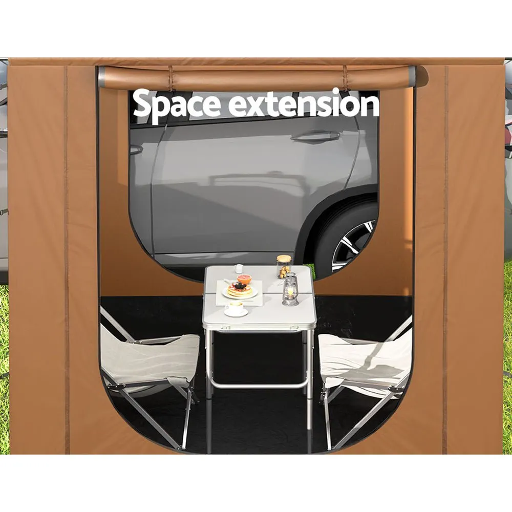 Camping Tent Car SUV Side Awning Canopy Portable Outdoor Shelter 4WD