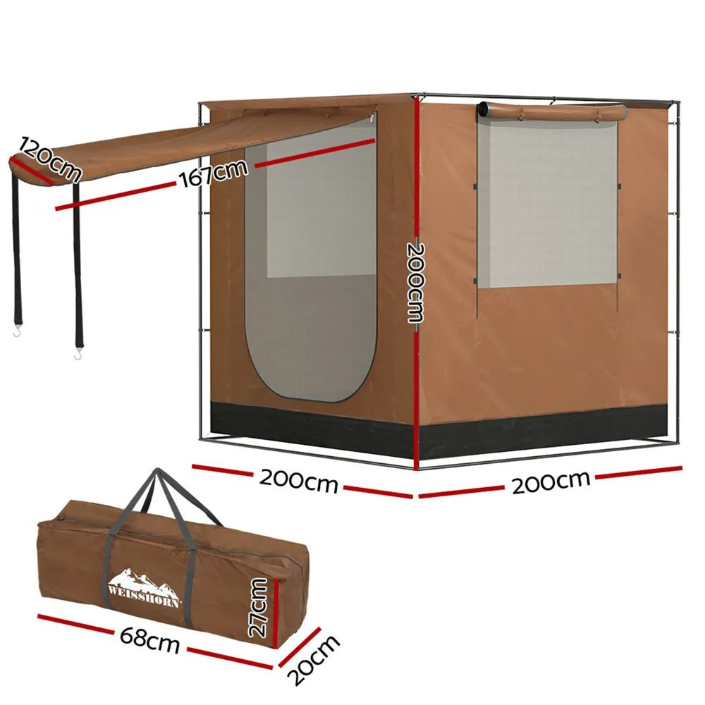 Camping Tent Car SUV Side Awning Canopy Portable Outdoor Shelter 4WD