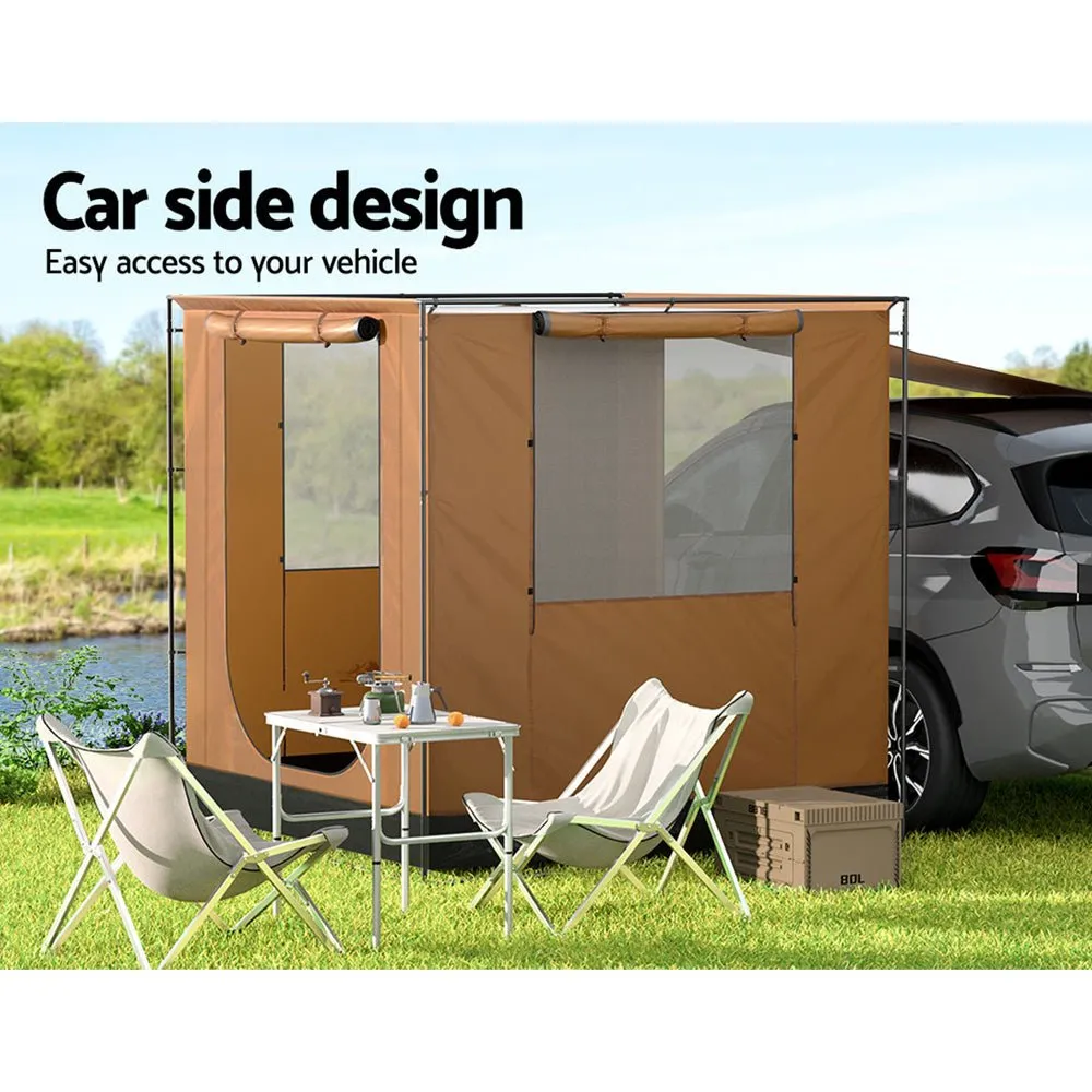 Camping Tent Car SUV Side Awning Canopy Portable Outdoor Shelter 4WD