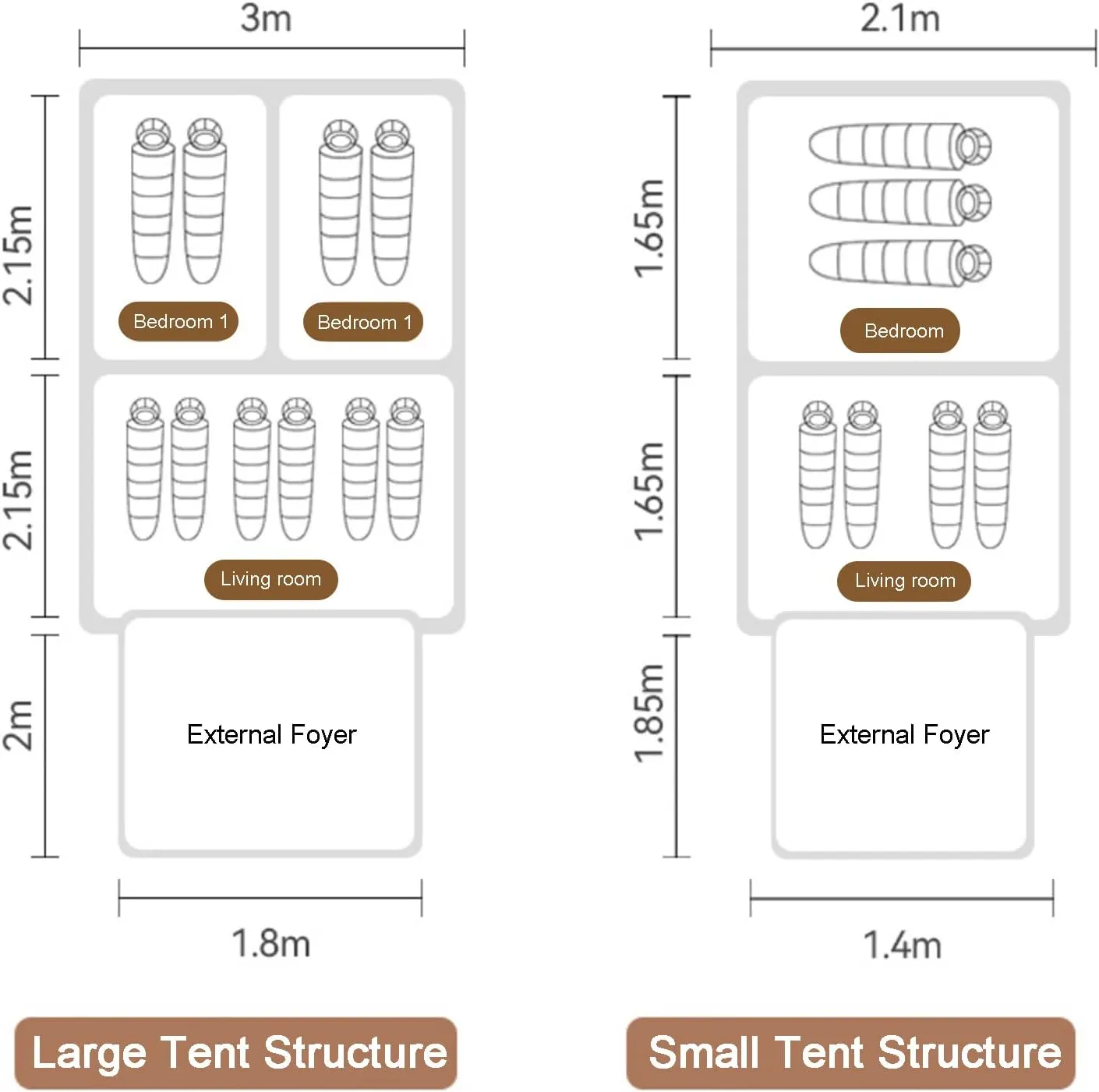 Camping Tent Waterproof Instant Tent 4-6 Person,Family Cabin Tents,2 Rooms,Portable Instant Tents with Removable Rainfly,Automatic Tent for Camping Hiking Mountaineering