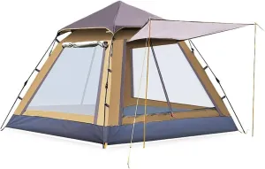Camping Tent,Dome Tent,Waterproof UV Weather Resistant,for 3-4 Person Family Outdoor Fishing Party Camping Tent Beach Travel