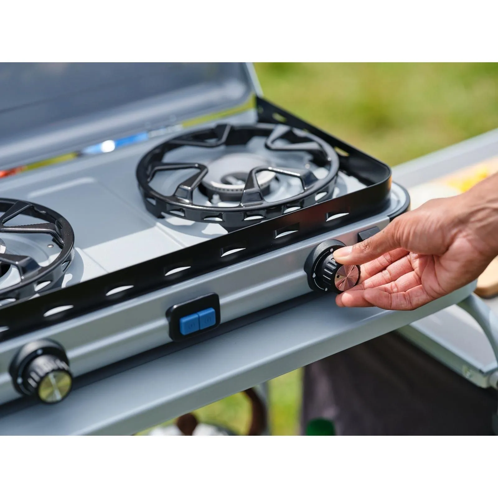 Campingaz Camping Kitchen 2 Maxi Double Burner Portable Camping Gas Stove