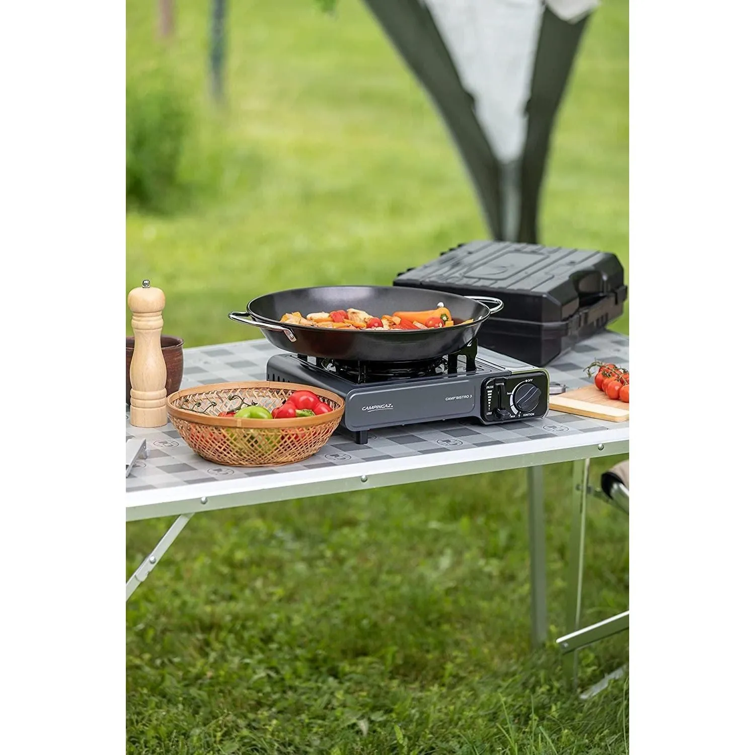 Campingaz Stove Camp Bistro 3 Camping Single Burner Hiking Outdoors Piezo
