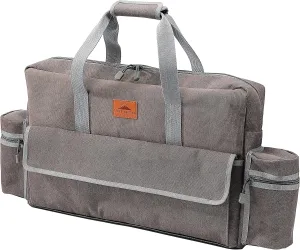 CAMPINGMOON Camping Stove Carry Case for Coleman 2-burner Stove Canvas CM-B Pockets for Gas Fuel