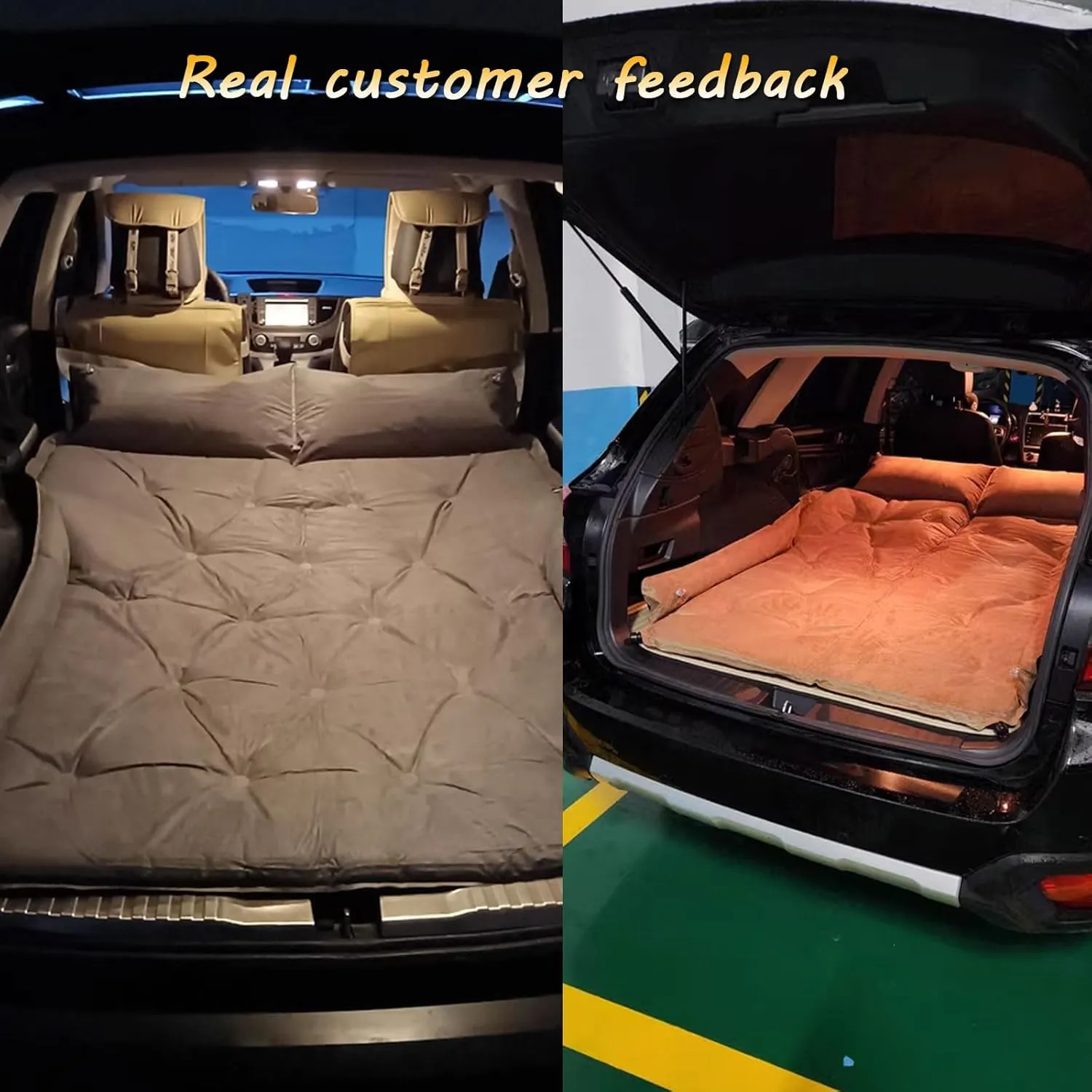 Car Air Mattress for Ford Explorer (222) 2006-2015,Camping Folding Air Bed Cushion,Inflatable Thickened Car Air Bed,Portable Sleeping Pad for Camping,C