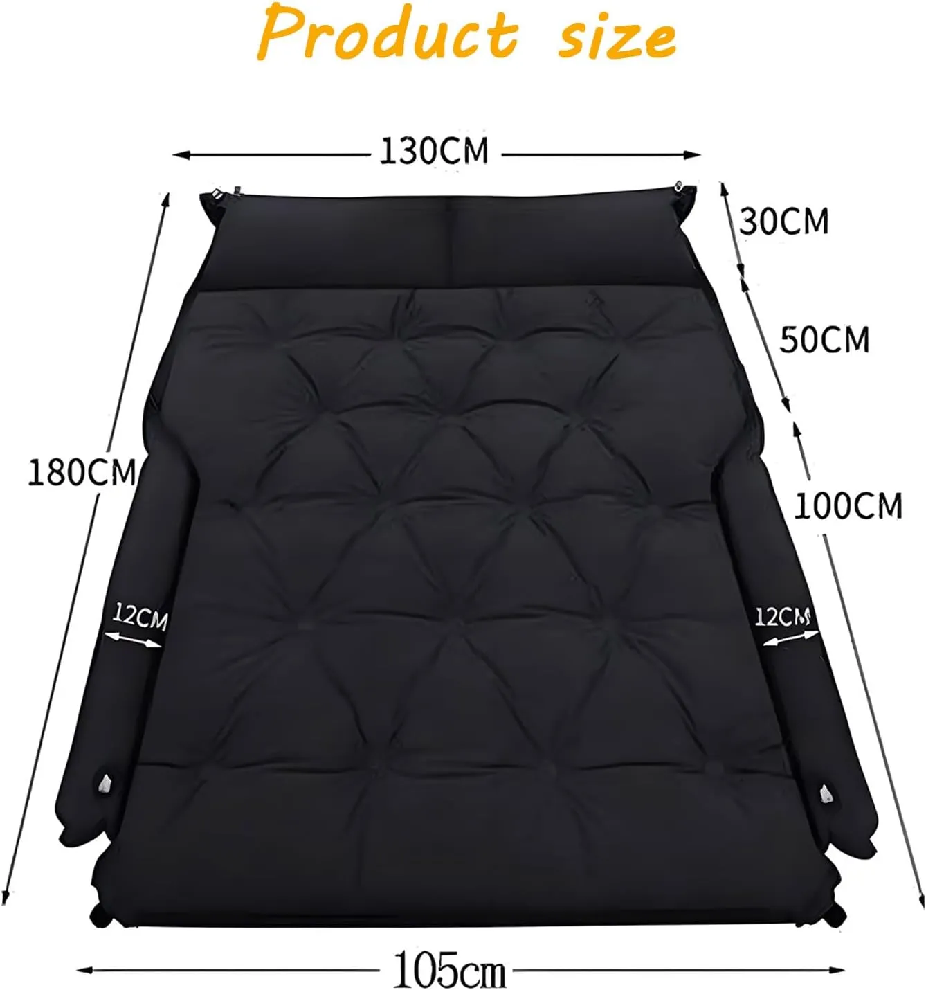 Car Air Mattress for Ford Explorer (222) 2006-2015,Camping Folding Air Bed Cushion,Inflatable Thickened Car Air Bed,Portable Sleeping Pad for Camping,C